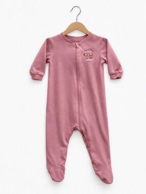 10/$15 George Pink Zip-Up Footies Pjs